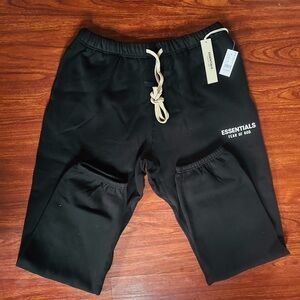Essentials Black Sweatpants